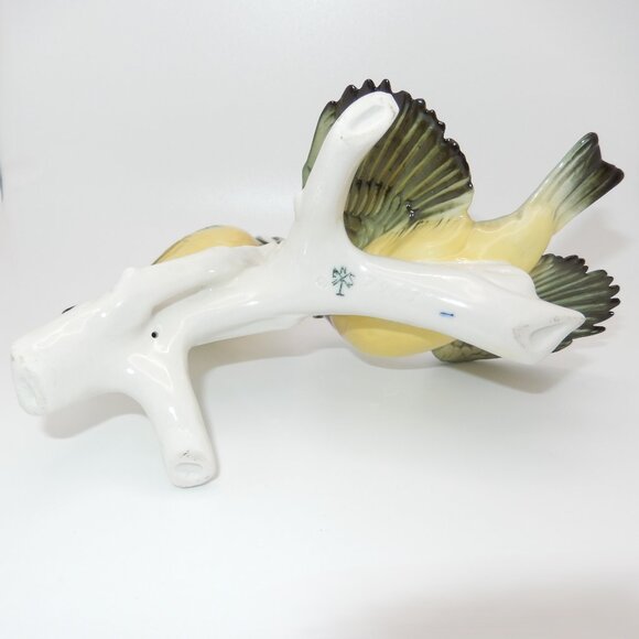 Vintage KARL ENS Volkstedt Porcelain Bird Figurine / Germany / 1940's / RARE - Picture 5 of 6